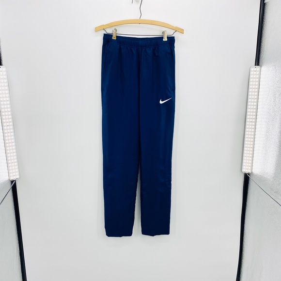Nike Dry ‘Navy Blue’ Woven Drawstring Pants Men’s Size XSmall - Picture 1 of 2